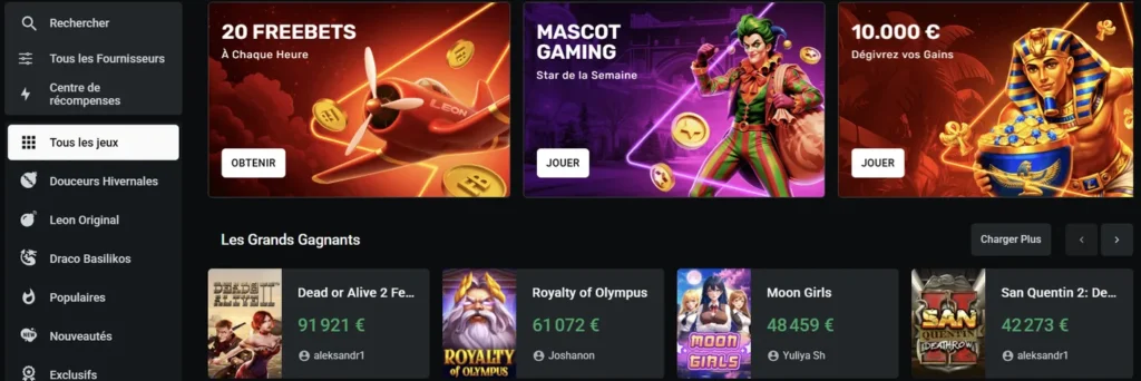 leon casino app